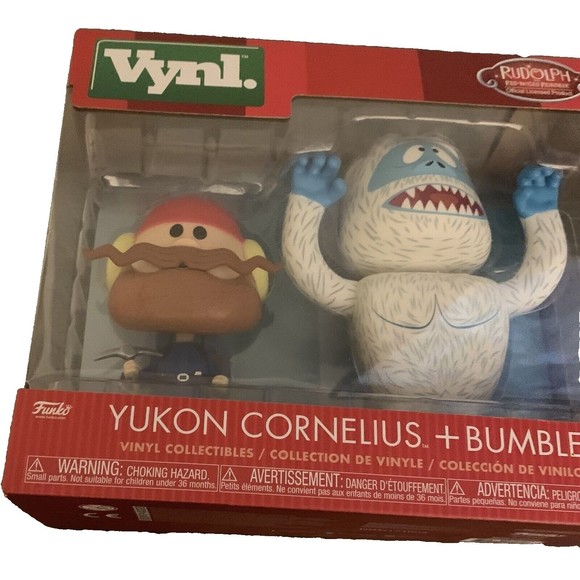 Funko Vynl Yukon Cornelius and Bumble Abominable Rudolph the Red Nose Reindeer - Picture 2 of 16
